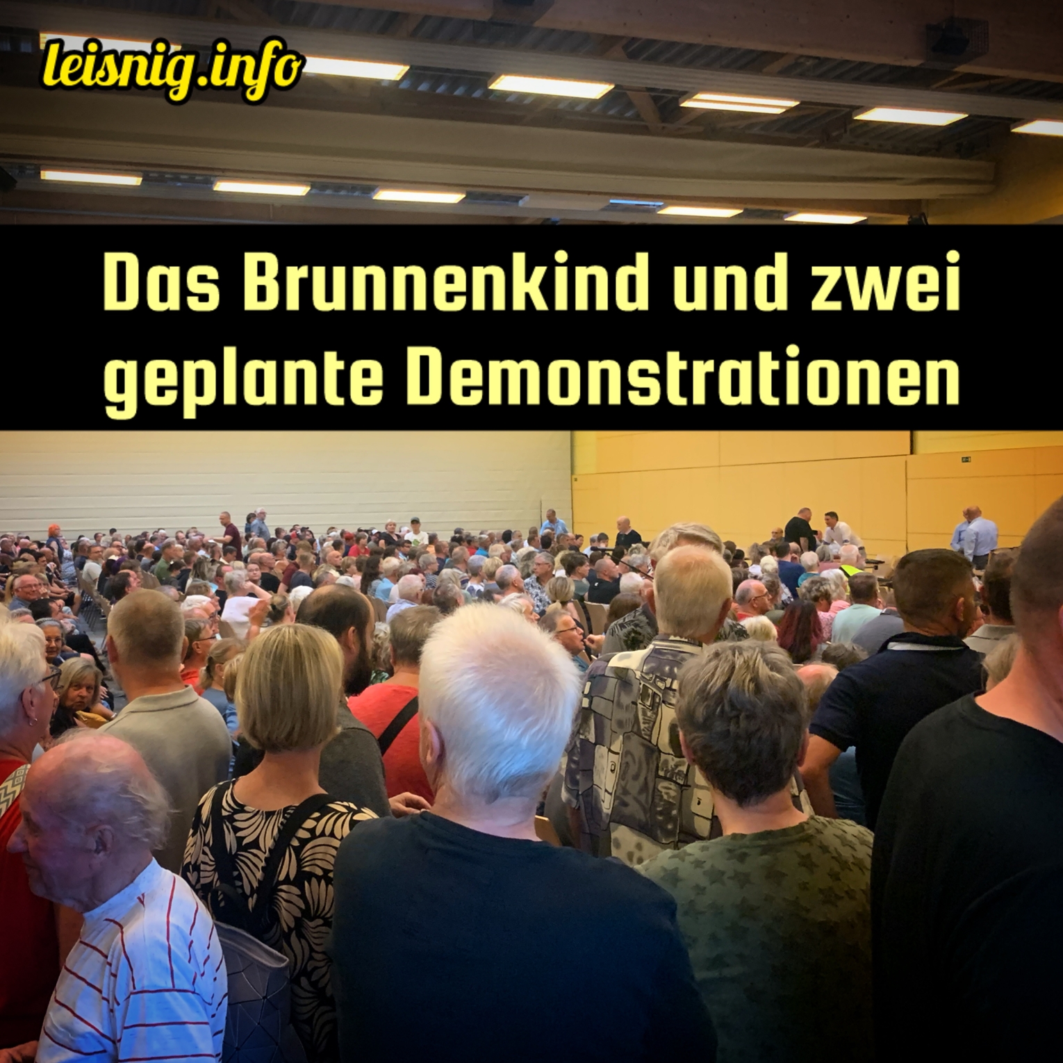 Mehr über den Artikel erfahren Das Brunnenkind und zwei geplante Demonstrationen