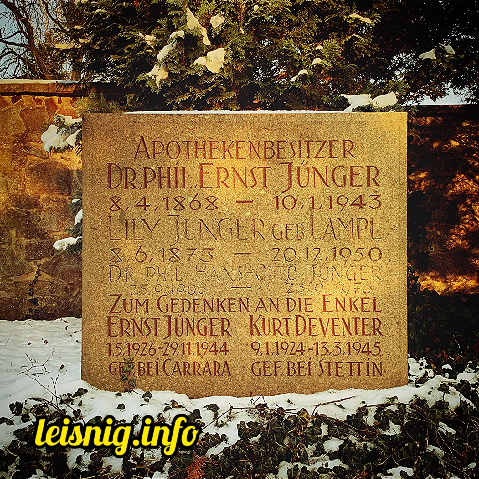 Die Jünger-Familie in Leisnig