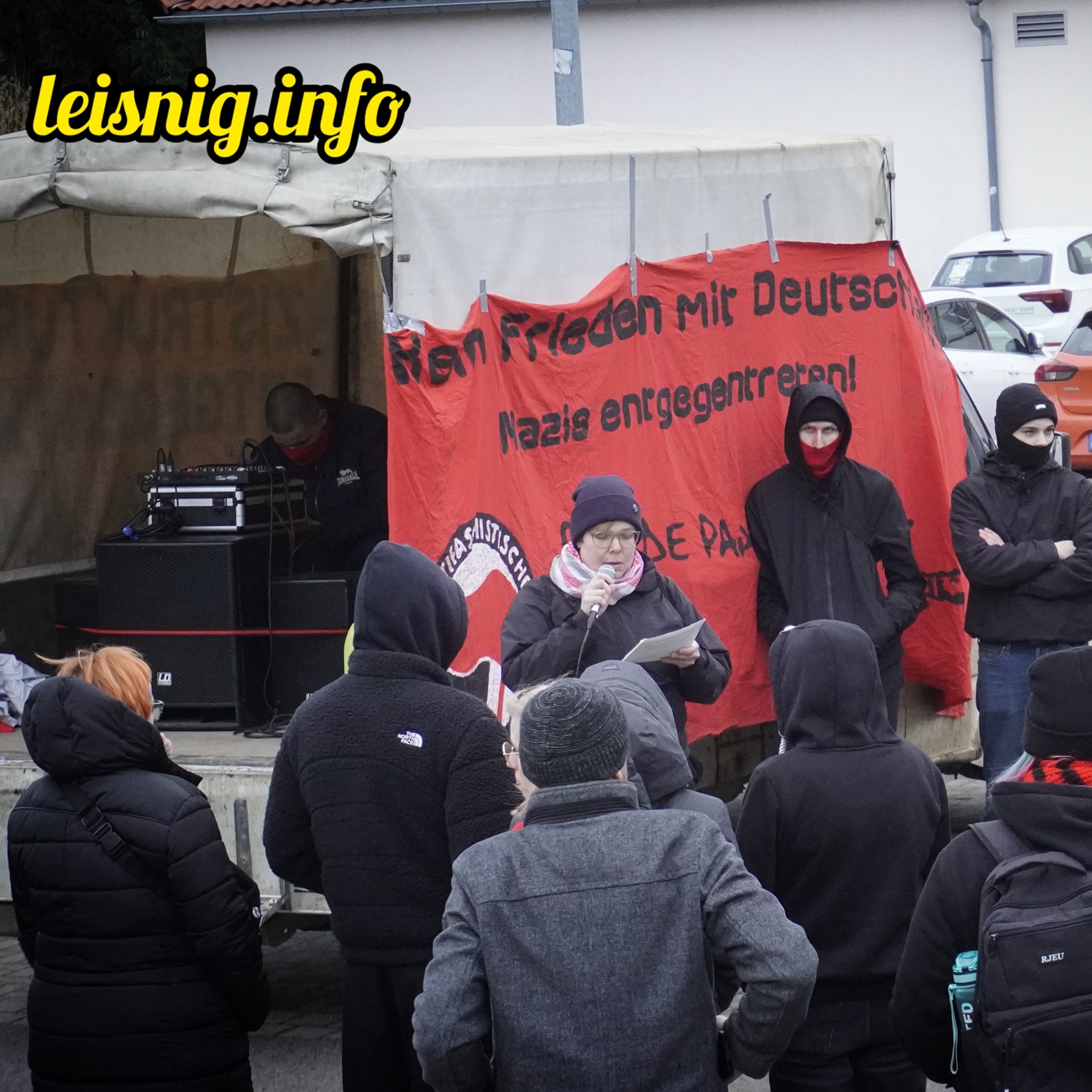 Antifa-Mini-Demo in Leisnig
